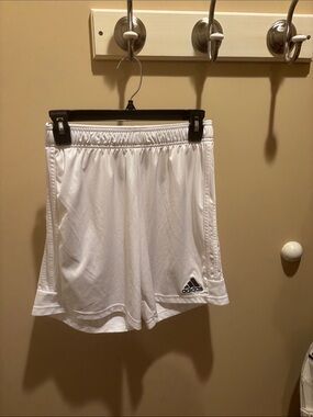 adidas Women's White Athletic Training Shorts